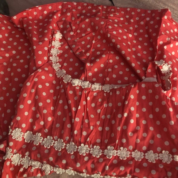 Brand new without tags girls polka dot pattern dress B - Picture 6 of 6